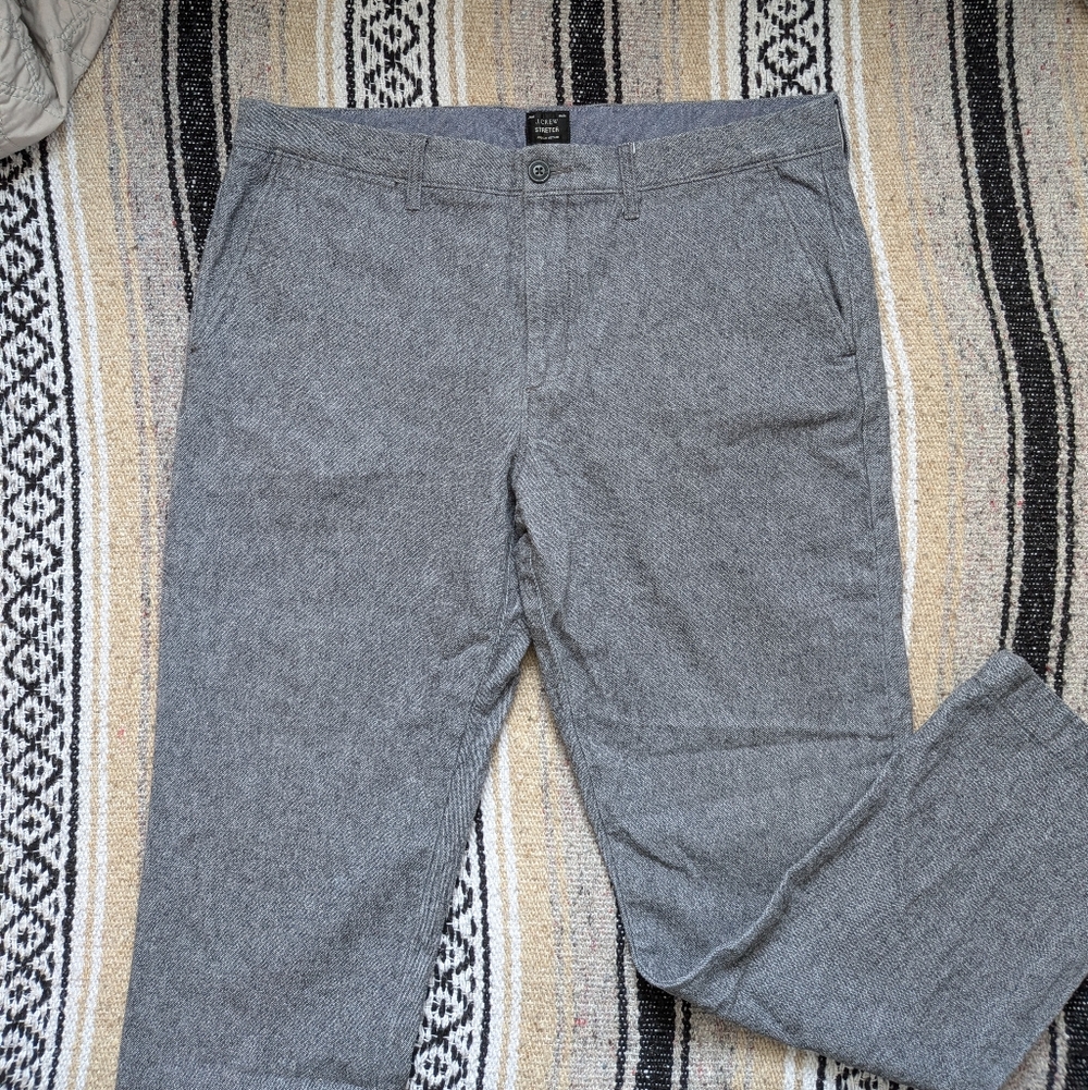 J. Crew Men's 770 Brushed Twill Pants EUC 36X30